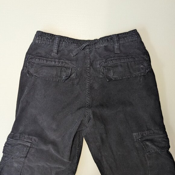 Joie Size 25 Black Corduroy Cargo Pants - Picture 2 of 16